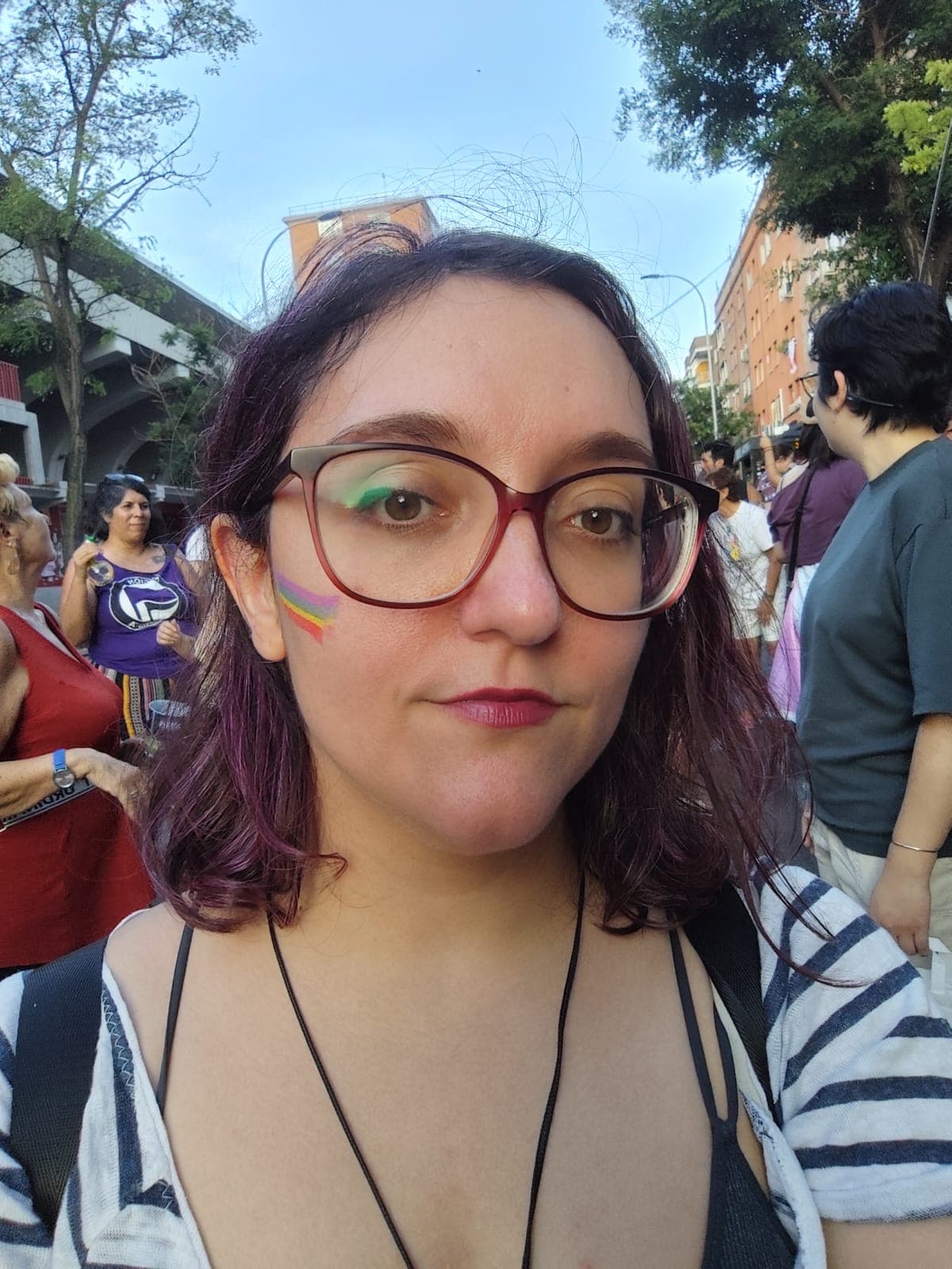 Teresa at the Pride parade!